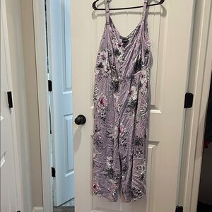 Torrid Floral Print Garment in Purple and Pink